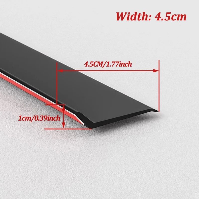 Home Window Water Blocking Bar Sliding Window Rain Weatherstrip Balcony Insulation Windproof Sealing Strip