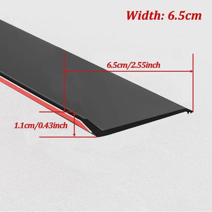 Home Window Water Blocking Bar Sliding Window Rain Weatherstrip Balcony Insulation Windproof Sealing Strip