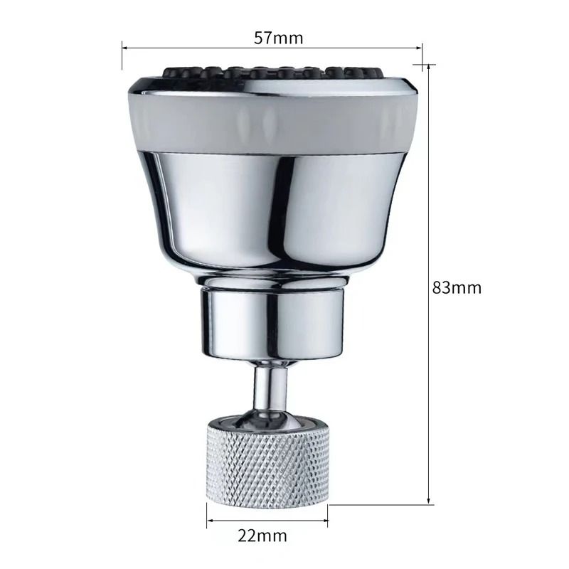 360 Degree Rotating Kitchen Faucet Aerator Four Modes Anti Splash Tap Nozzle Sink Washbasin Adapter