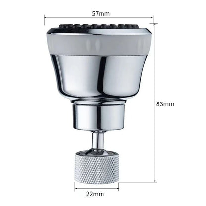 360 Degree Rotating Kitchen Faucet Aerator Four Modes Anti Splash Tap Nozzle Sink Washbasin Adapter