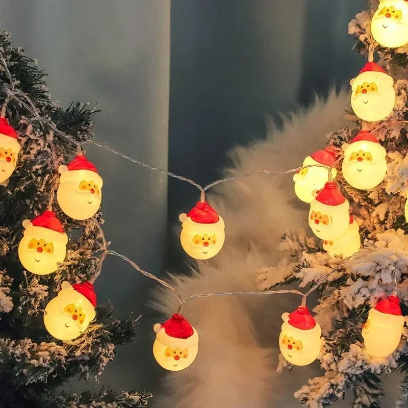 Santa Claus LED String Light Garland