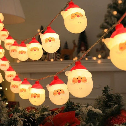 Santa Claus LED String Light Garland