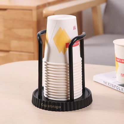 Luxury Disposable Cup Storage Holder Dispenser Rack Shelf for Home