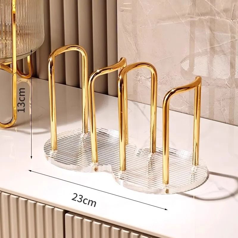 Luxury Disposable Cup Storage Holder Dispenser Rack Shelf for Home