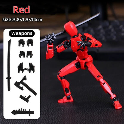 Multi Jointed Movable Shapeshift Robot 3D Printed Mannequin Dummy Action Figure Toy