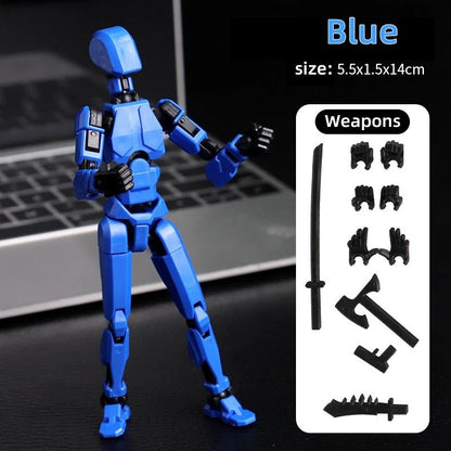 Multi Jointed Movable Shapeshift Robot 3D Printed Mannequin Dummy Action Figure Toy
