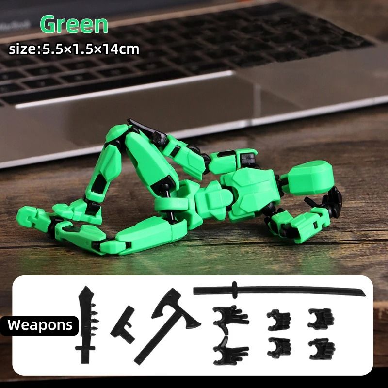 Multi Jointed Movable Shapeshift Robot 3D Printed Mannequin Dummy Action Figure Toy