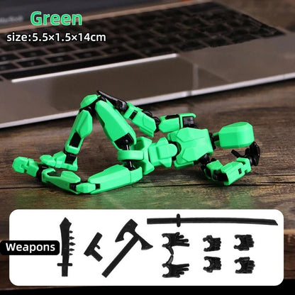Multi Jointed Movable Shapeshift Robot 3D Printed Mannequin Dummy Action Figure Toy