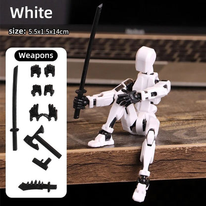 Multi Jointed Movable Shapeshift Robot 3D Printed Mannequin Dummy Action Figure Toy