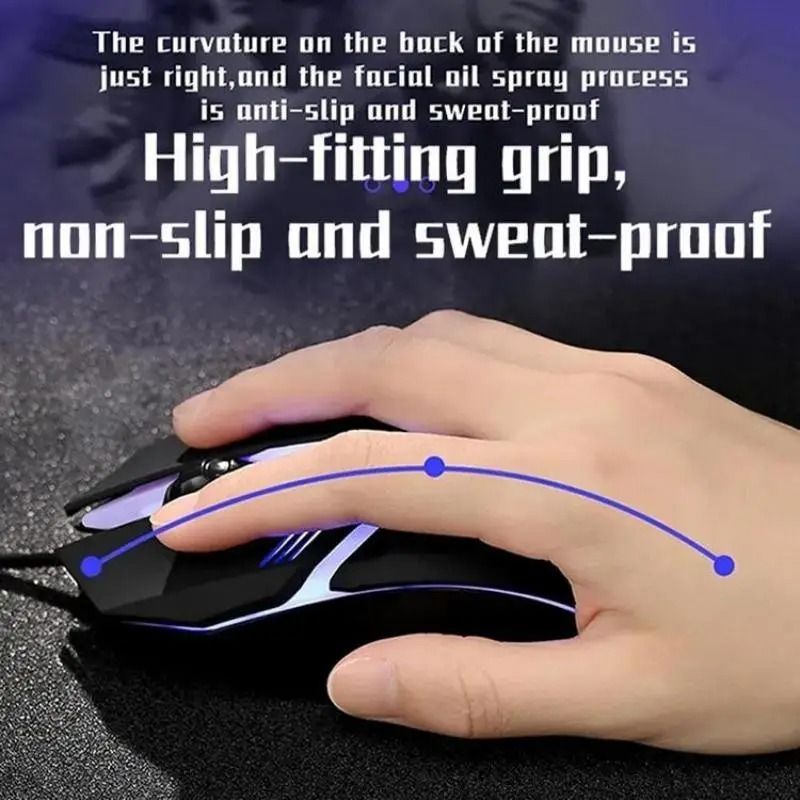 Ergonomic Design Gaming Mouse USB Backlit 2025 High Quality Desktop Laptop Accessory