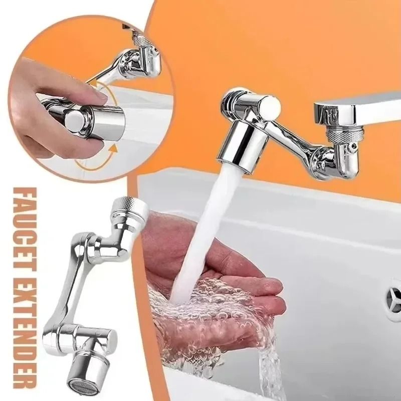 Universal 1080 Degree Rotation Faucet Aerator Mixer Extender Sprayer Head