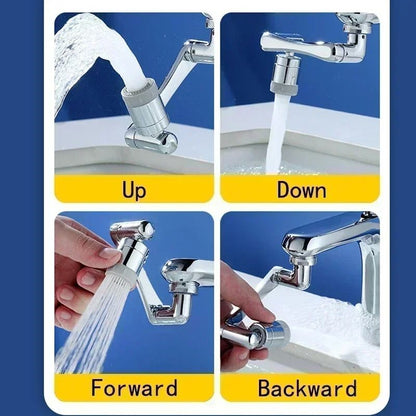 Universal 1080 Degree Rotation Faucet Aerator Mixer Extender Sprayer Head