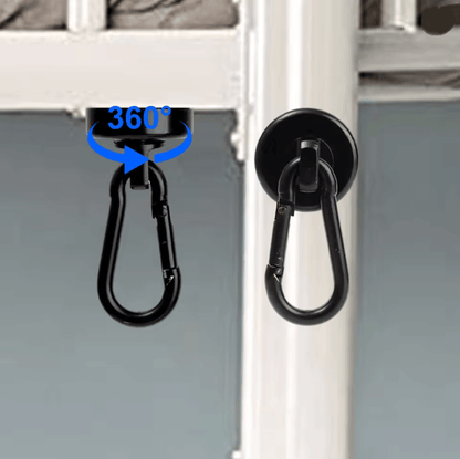 MagnaHook Heavy Duty Rotating Magnetic Carabiner Hooks