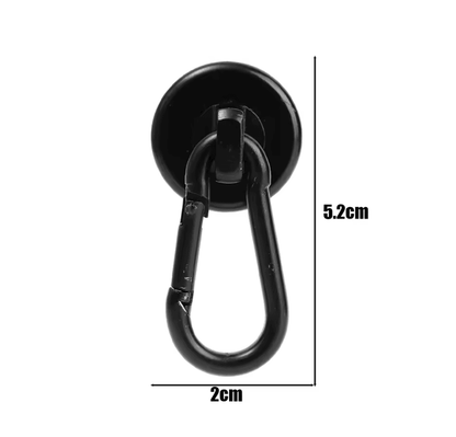 MagnaHook Heavy Duty Rotating Magnetic Carabiner Hooks