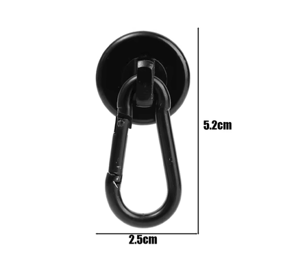 MagnaHook Heavy Duty Rotating Magnetic Carabiner Hooks