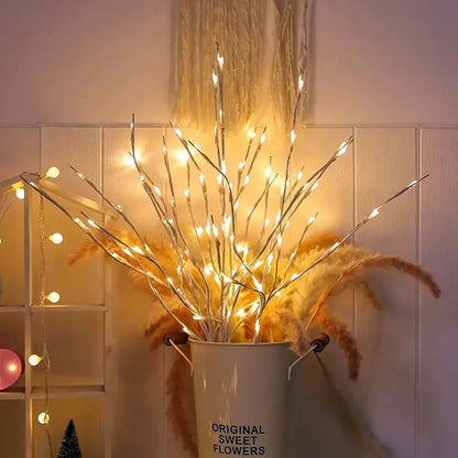 White Birch Branch LED Lights