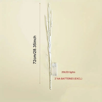 White Birch Branch LED Lights