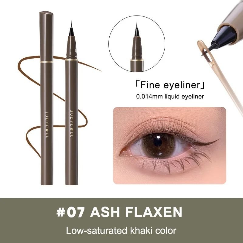 Judydoll Precision Liquid Eyeliner Pen Ultra Fine Tip Waterproof Smudge Proof 24 Hour Long Lasting