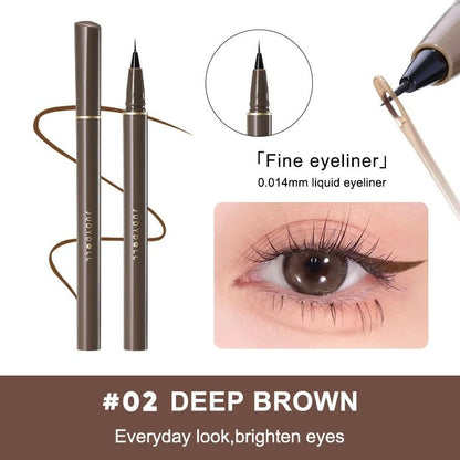 Judydoll Precision Liquid Eyeliner Pen Ultra Fine Tip Waterproof Smudge Proof 24 Hour Long Lasting