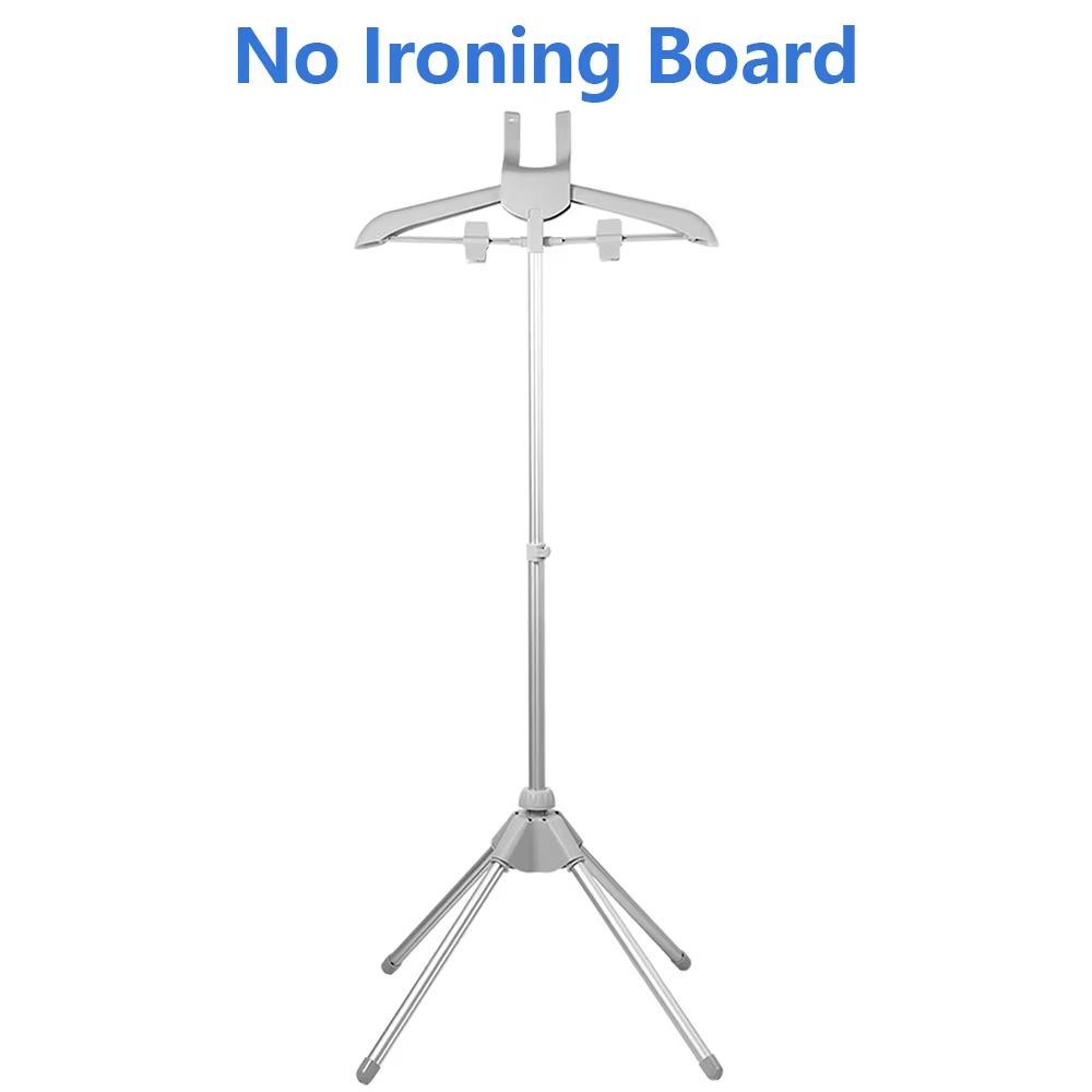 All-In-One Adjustable Steamer Stand & Handheld Ironing Board – 33–63 in Portable Foldable Garment Rack