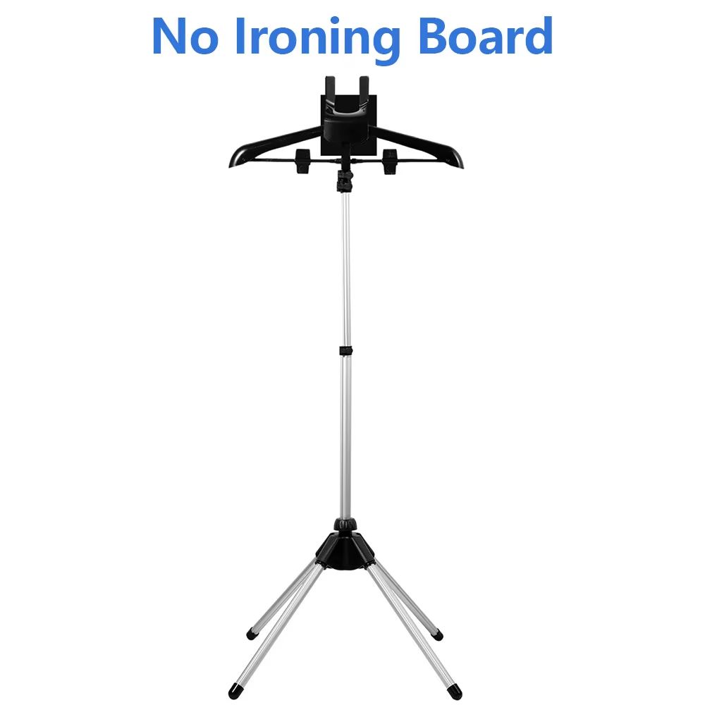 All-In-One Adjustable Steamer Stand & Handheld Ironing Board – 33–63 in Portable Foldable Garment Rack