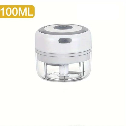 Electric Garlic Chopper and Meat Mincer – 100ML/250ML Portable Food Processor