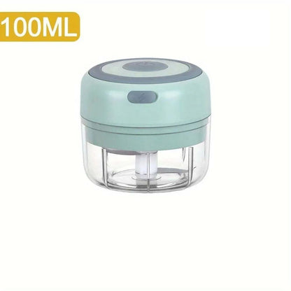 Electric Garlic Chopper and Meat Mincer – 100ML/250ML Portable Food Processor