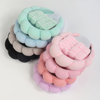 3PCS Microfiber Spa Headband and Wristband Set for Skincare and Makeup