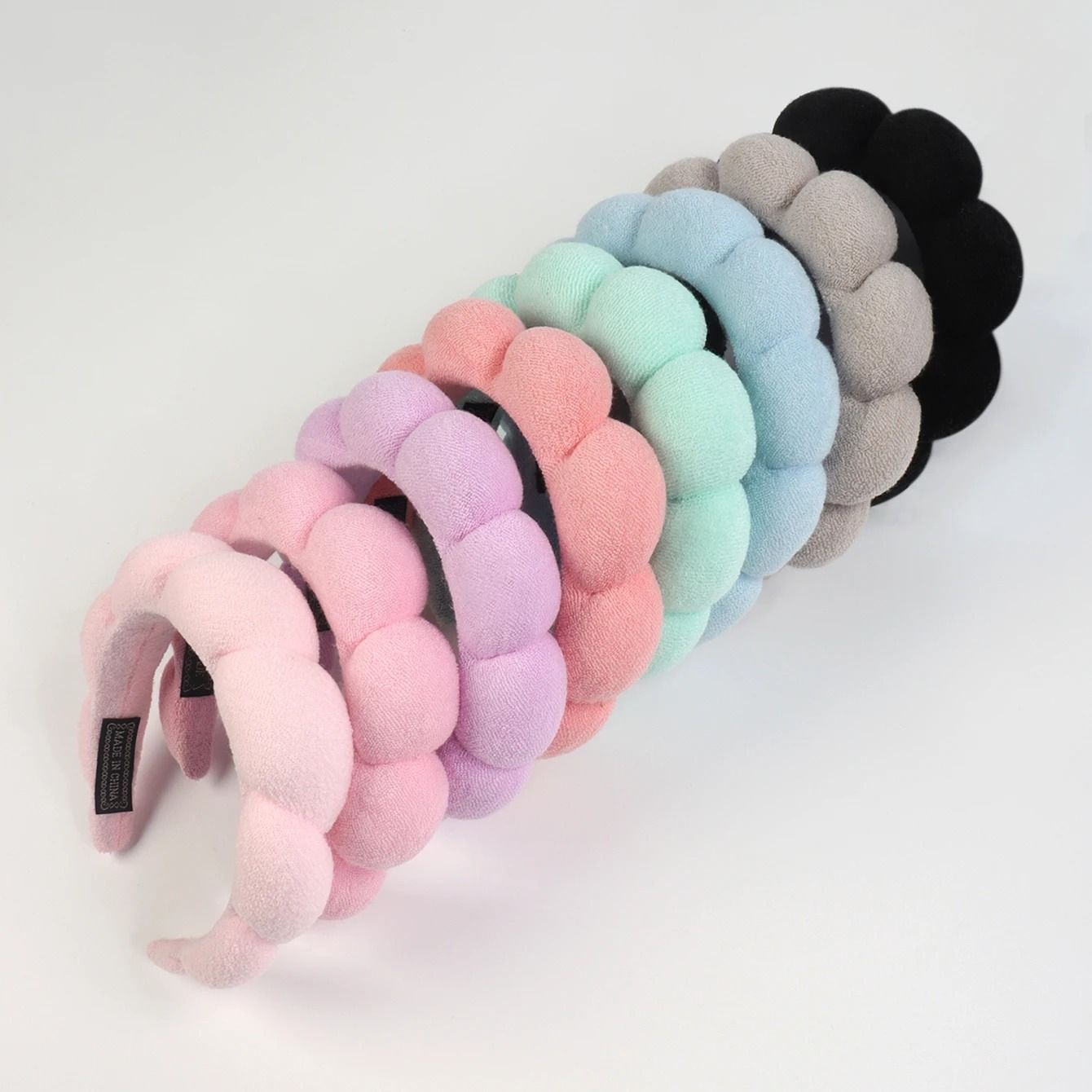 3PCS Microfiber Spa Headband and Wristband Set for Skincare and Makeup