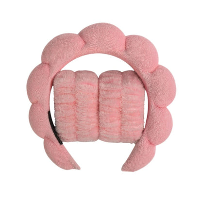 3PCS Microfiber Spa Headband and Wristband Set for Skincare and Makeup