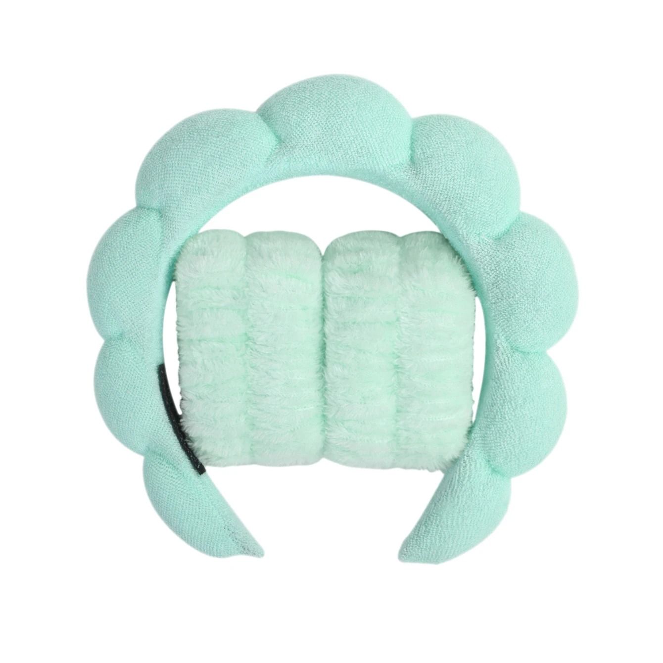 3PCS Microfiber Spa Headband and Wristband Set for Skincare and Makeup