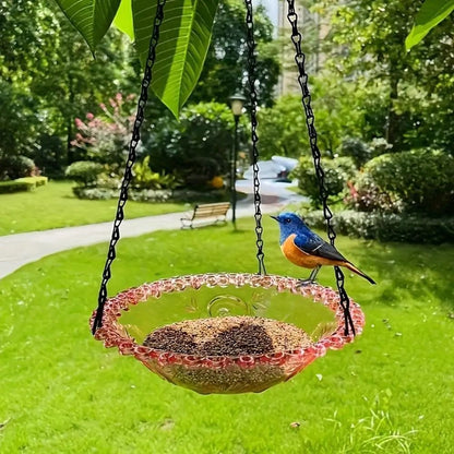 Hanging Outdoor Bird Feeder for Garden and Courtyard Decoration