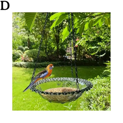 Hanging Outdoor Bird Feeder for Garden and Courtyard Decoration