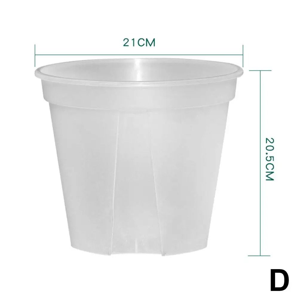 Transparent Green Root Control Plant Pot