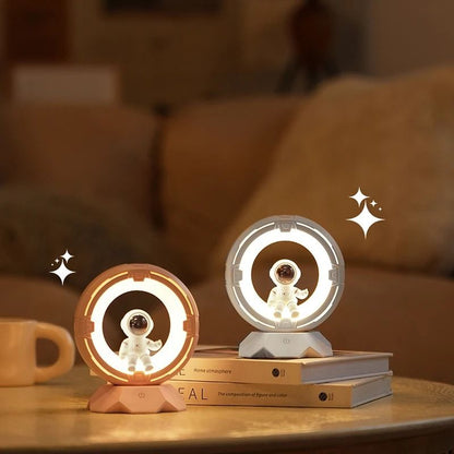 Rechargeable Astronaut LED Touch Lamp – Dimmable Night Light for Kids and Bedrooms