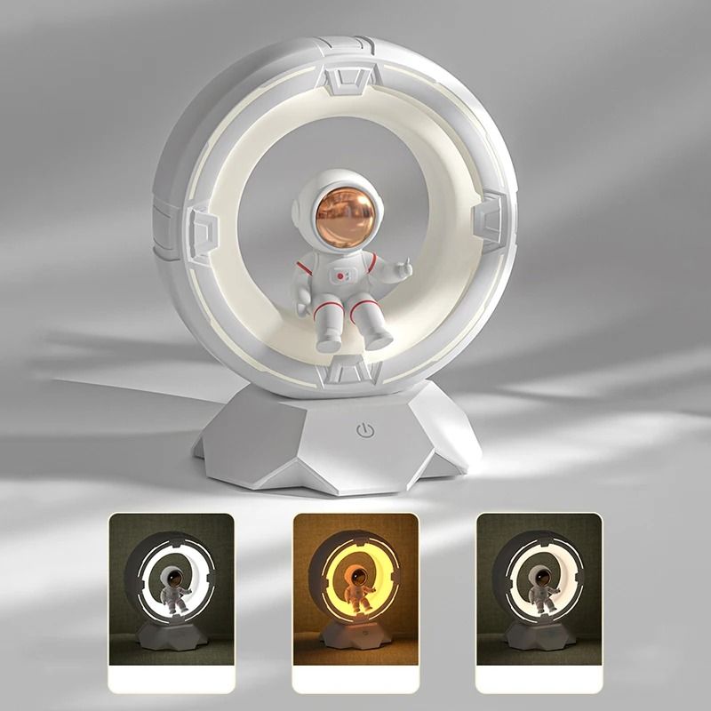 Rechargeable Astronaut LED Touch Lamp – Dimmable Night Light for Kids and Bedrooms