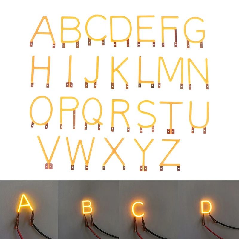 Yellow LED Filament Light DIY Decoration Accessory