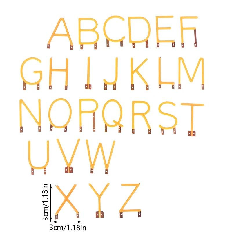 Yellow LED Filament Light DIY Decoration Accessory