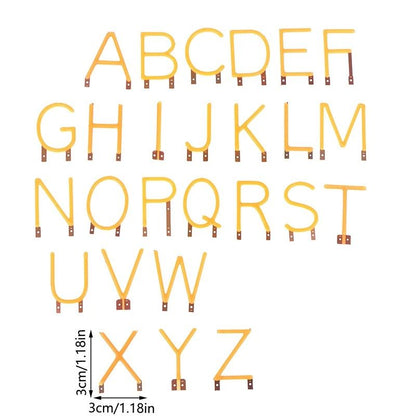 Yellow LED Filament Light DIY Decoration Accessory