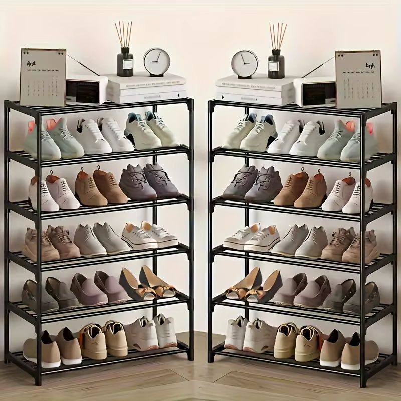 Three-Tier Shoe Rack | Durable Shoe Storage Rack with Easy-Assemble Design for Home Entrance & Entryway