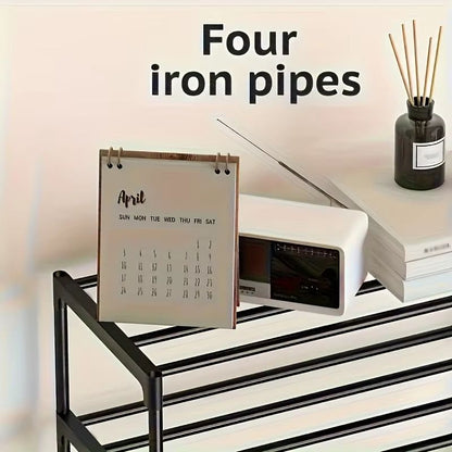 Three-Tier Shoe Rack | Durable Shoe Storage Rack with Easy-Assemble Design for Home Entrance & Entryway