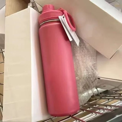 710 ml Stainless Titanium Vacuum Sports Bottle Leakproof Outdoor Cup