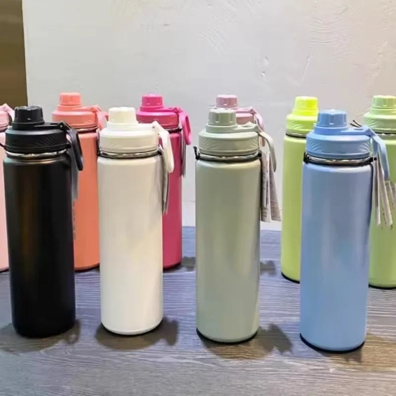 710 ml Stainless Titanium Vacuum Sports Bottle Leakproof Outdoor Cup