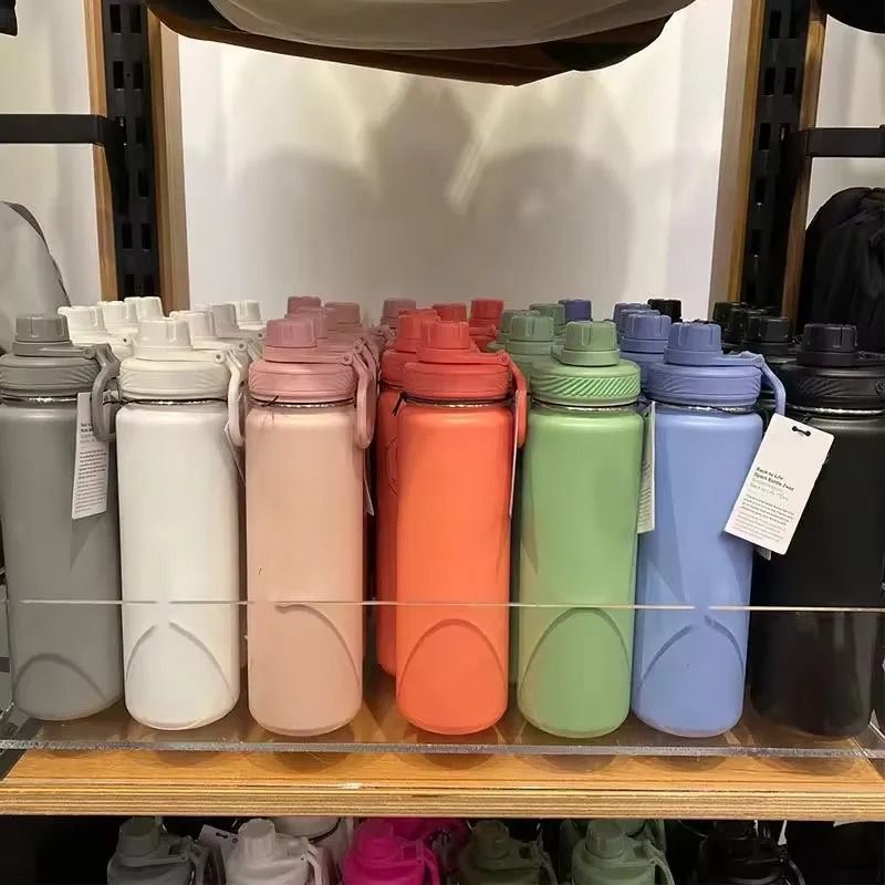 710 ml Stainless Titanium Vacuum Sports Bottle Leakproof Outdoor Cup