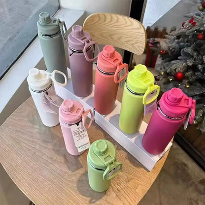 710 ml Stainless Titanium Vacuum Sports Bottle Leakproof Outdoor Cup