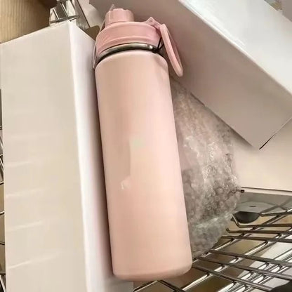 710 ml Stainless Titanium Vacuum Sports Bottle Leakproof Outdoor Cup
