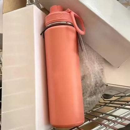 710 ml Stainless Titanium Vacuum Sports Bottle Leakproof Outdoor Cup