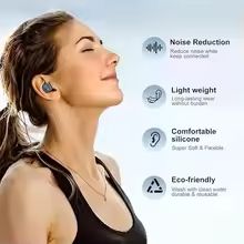 Silicone Ear Plugs for Sleeping & Swimming | Noise-Reduction Waterproof Ear Plug Set
