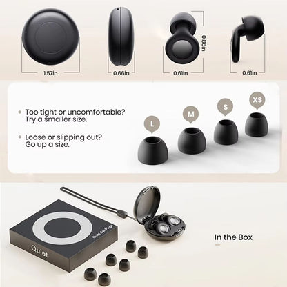 Silicone Ear Plugs for Sleeping & Swimming | Noise-Reduction Waterproof Ear Plug Set