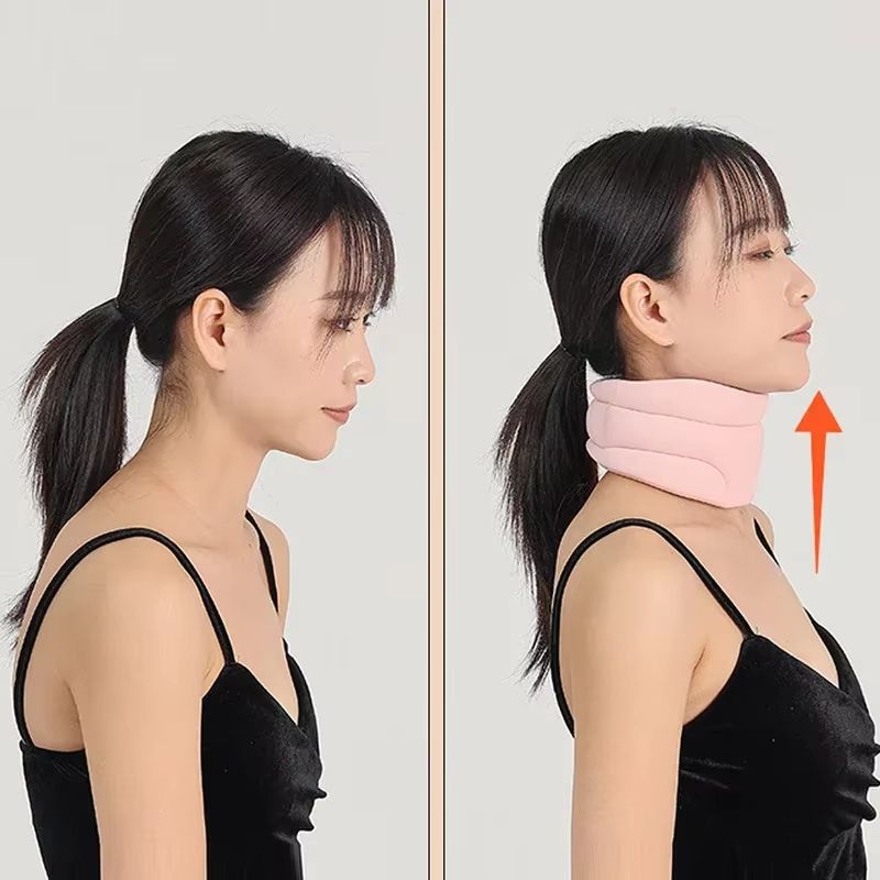 Soft Foam CerviCorrect Neck Brace | Sleeping Cervical Pressure Relief Brace for Neck & Spine Protection